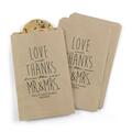 Hortense Hewitt Newlywed Treat Bags, Kraft - Personalized 42262P